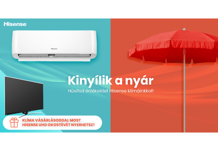 Hisense "Kinyílik a nyár" klímakampány