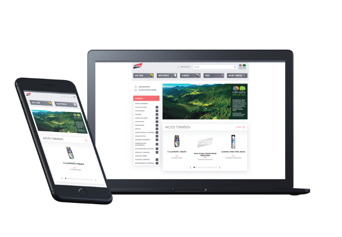 copydepo.hu B2B webshop-fejlesztés