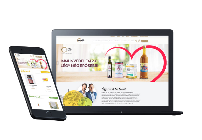 ementesovezet.hu webshop-fejlesztés